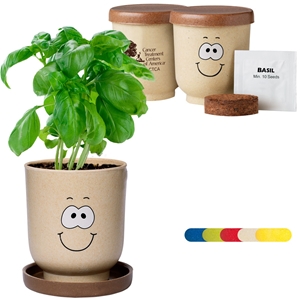 Goofy Group™ Grow Pot Eco Basil Herb Planter