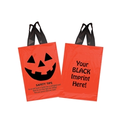Halloween Safety Tips Soft Loop Handle Bag | Care Promotions