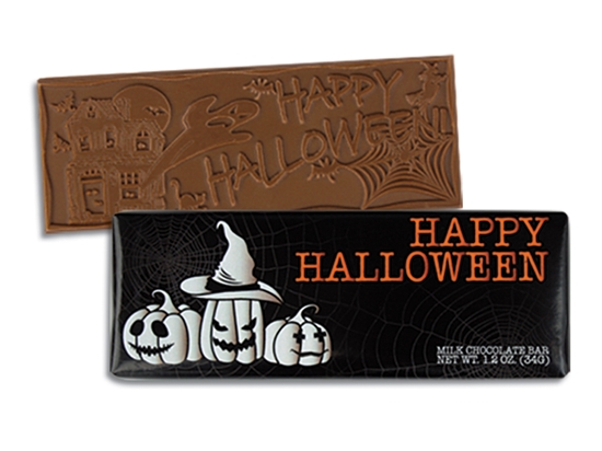 Happy Halloween Chocolate Bar | Halloween Giveaways | Care Promotions