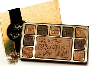 Happy Holidays 19 Piece Assorted Chocolates
