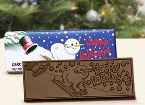 "Happy Holidays!" Chocolate Bar