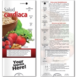Healthy Heart Pocket Slider (Spanish) Healthy Heart Tips in Spanish, Healthy Heart Pocket Slider/Slideguide in Spanish, Warning signs for a heart attack in Spanish, how to avoid heart problems, ways to prevent heart disease in spanish,  Interactive healthy hearts slide chart in spanish, Heart Health giveaways in Spanish, American Heart Health Month ideas in spanish, Womens Heart Health ideas in spanish, Mens Heart Health ideas in spanish.