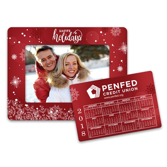 Promotional Holiday Calendar Picture Frame Magnet | Care Promotions