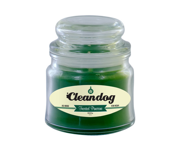 Holiday Candle in a 4 oz. Apothecary Jar - HOL012