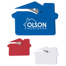 House Shape Slitter House Shape Slitter, House, Shape, Slitter, Letter, Opener, Imprinted, Personalized, Promotional, with name on it, giveaway,