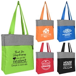 Housekeeping & EVS Team Theme Laurel Tote Bag  Housekeeping , Environmental Services, Team, Theme, Staff, Decorated, Tote, Tote Bag, Colorful, Bag, Imprinted, Personalized, Promotional, with name on it, Giveaway, Gift Idea