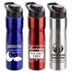 Housekeeping & Environmental Services Team Theme 25 oz. Stainless Steel Bottle 