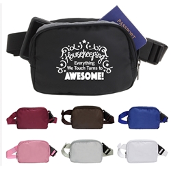 Housekeeping & Environmental Services Theme AeroLOFT™ Anywhere Belt Bag Housekeeping theme, Environmental Services Theme, EVS Theme, Housekeepers theme, unisex bag, multifunctional belt bag, fanny pack, promotional items, Promotional,  