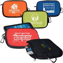 Housekeeping & Environmental Services Theme All-Purpose Accessory Pouches  Housekeeping, Environmental Services, EVS,  Theme ,Theme zip pouch, accessory zippered pouch, carabiner pouch, carabiner tec holder, carabiner phone holder, 