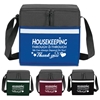 "Housekeeping: Through & Through We Can Always Depend On You" Two-Tone Accent 12-Pack Cooler    Housekeeping, Housekeepers, appreciation, week, recognition, gifts, bags, two tone, cooler, accent, lunch bag, 12 pack cooler, Promotional, Imprinted, Polyester, Travel, Custom, Personalized, Bag 