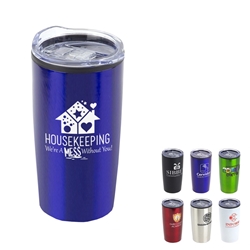 "Housekeeping: Were a Mess Without You!" 20 oz. Stainless Steel & Polypropylene Tumbler  Housekeeping, Week, Housekeepers, theme, 20 oz tumbler, Imprinted Tumblers, Stainless Steel Tumblers, Care Promotions, 