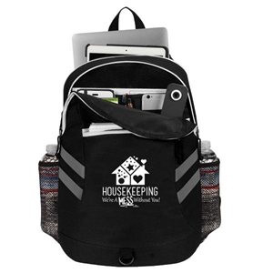 "Housekeeping: We're a Mess Without You!"  Balance Laptop Backpack 