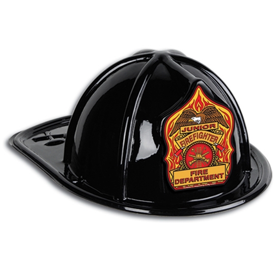 Stock & Imprinted Plastic Fire Hats - FPW009