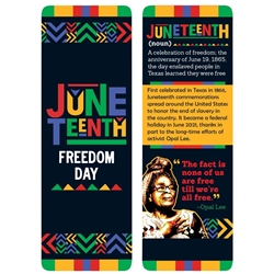  Juneteenth Bookmarks (Pack of 50)  Juneteenth, Juneteenth Bookmark, Value Pack, Juneteenth bookmark, Juneteenth promotional items, Juneteenth giveaways, Juneteenth educational items, Juneteenth promotions, Juneteenth educational activity books, 