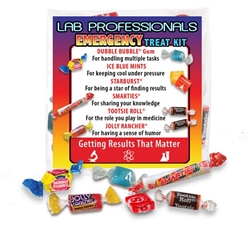 Lab Professionals Emergency Treat Kit  Med, Lab, Rats, Professionals, Medical, Laboratory, Team, Treat, survival, kit, pack, recognition, employee appreciation treat, Employee Treat Giveaway, Employee Appreciation Candy Kit