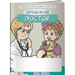Lets Go to the Doctor Coloring Book Lets Go to the Doctor Coloring Book, BetterLifeLine, BetterLife, Education, Educational, information, Informational, Wellness, Guide, Brochure, Paper, Low-cost, Low-Price, Cheap, Instruction, Instructional, Booklet, Small, Reference, Interactive, Learn, Learning, Read, Reading, Health, Well-Being, Living, Awareness, ColoringBook, ActivityBook, Activity, Crayon, Maze, Word, Search, Scramble, Entertain, Educate, Activities, Schools, Lessons, Kid, Child, Children, Story, Storyline, Stories, Physical, Check-up, Check Up, Needle, Immunize, Immunization, Sick, Virus, Flu, Fever, Elementary,Imprinted, Personalized, Promotional, with name on it, Giveaway, 