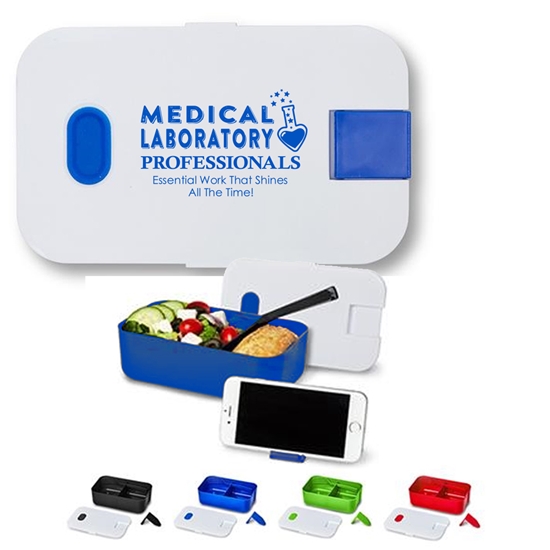 "Medical Laboratory Professionals: Essential Work That Shines All The Time!" Bento Style Lunch Box   - MLW074