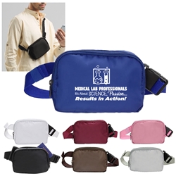 "Medical Laboratory Professionals: Its about Science, Passion…Results in Action"  " theme  AeroLOFT™ Anywhere Belt Bag     Medical Lab Professional Theme Belt Bag, Lab Week theme Fanny Pack, Lab Rat Theme unisex bag, Medical Lab Professional multifunctional belt bag, fanny pack, promotional items, Promotional,  
