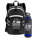 "Medical Laboratory Professionals: We Appreciate You and The Awesome Things You Do!" Bottle & Backpack Bundle 