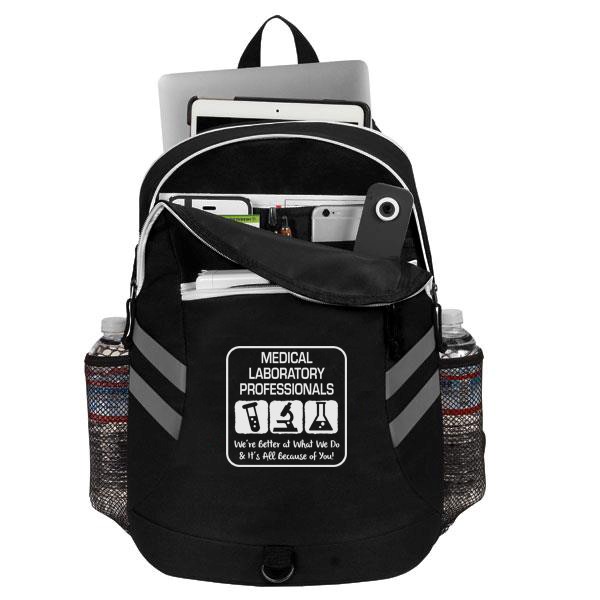 "Medical Laboratory Professionals: We're Better At What We Do & It's All Because of You!" Balance Laptop Backpack  - MLW030
