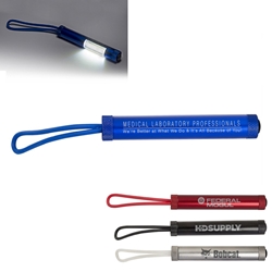 "Medical Laboratory Professionals: Were Better at What We Do & Its All Because of You!" COB Work Light with Silicone Loop LED light, Torch, Key Light, Work Flashlight, LED work light, mini light, personalized, with logo, imprinted