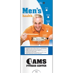 Mens Health Pocket Slider BetterLifeLine, BetterLife, Education, Educational, information, Informational, Wellness, Guide, Brochure, Paper, Low-cost, Low-Price, Cheap, Instruction, Instructional, Booklet, Small, Reference, Interactive, Learn, Learning, Read, Reading, Health, Well-Being, Living, Awareness, PocketSlider, Slide, Chart, Dial, Bullet Point, Wheel, Pull-Down, SlideGuide, Man, Men, Guy, Dude, Male, The Positive Line, Positive Promotions, Mens Health