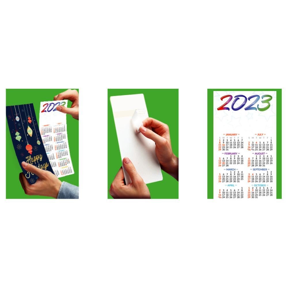 "Tis The Season Of Joy" 2024 Red Foil-Stamped Greeting Card Calendar - CAL050