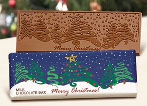 "Merry Christmas" Chocolate Bar