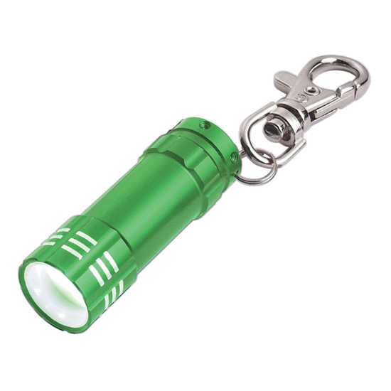 Mini Aluminum LED Light With Key Clip - KEY051
