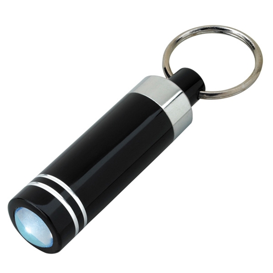Mini Aluminum LED Light With Key Ring - KEY057