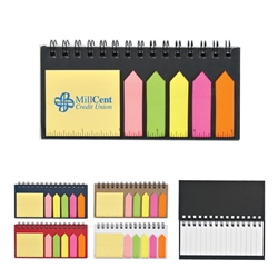 Multi-Use Desk Set Multi-Use Desk Set, Multi-Use, Desk, Set, Sticky Flags, Sticky Notes, Imprinted, Personalized, Promotional, with name on it, giveaway,