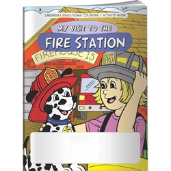My Visit to the Fire Station Coloring Book My Visit to the Fire Station Coloring Book, BetterLifeLine, BetterLife, Education, Educational, information, Informational, Wellness, Guide, Brochure, Paper, Low-cost, Low-Price, Cheap, Instruction, Instructional, Booklet, Small, Reference, Interactive, Learn, Learning, Read, Reading, Health, Well-Being, Living, Awareness, ColoringBook, ActivityBook, Activity, Crayon, Maze, Word, Search, Scramble, Entertain, Educate, Activities, Schools, Lessons, Kid, Child, Children, Story, Storyline, Stories, Fire, Safety, Burn, Fireman, Fighter, Department, Smoke, Danger, Forest, Station, Protect, Protection, Emergency, Firefighter, First Aid,Imprinted, Personalized, Promotional, with name on it, Giveaway, 
