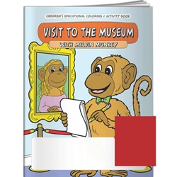 My Visit to the Museum with Melvin Monkey Coloring Book My Visit to the Museum with Melvin Monkey Coloring Book, BetterLifeLine, BetterLife, Education, Educational, information, Informational, Wellness, Guide, Brochure, Paper, Low-cost, Low-Price, Cheap, Instruction, Instructional, Booklet, Small, Reference, Interactive, Learn, Learning, Read, Reading, Health, Well-Being, Living, Awareness, ColoringBook, ActivityBook, Activity, Crayon, Maze, Word, Search, Scramble, Entertain, Educate, Activities, Schools, Lessons, Kid, Child, Children, Story, Storyline, Stories, Imprinted, Personalized, Promotional, with name on it, Giveaway,