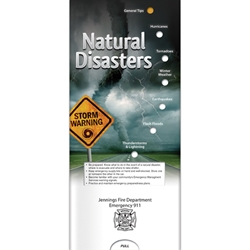 Natural Disasters Pocket Slider BetterLifeLine, BetterLife, Education, Educational, information, Informational, Wellness, Guide, Brochure, Paper, Low-cost, Low-Price, Cheap, Instruction, Instructional, Booklet, Small, Reference, Interactive, Learn, Learning, Read, Reading, Health, Well-Being, Living, Awareness, PocketSlider, Slide, Chart, Dial, Bullet Point, Wheel, Pull-Down, SlideGuide, Safe, Safety, Protect, Protection, Hurt, Accident, Violence, Injury, Danger, Hazard, Emergency, First Aid, The Positive Line, Positive Promotions