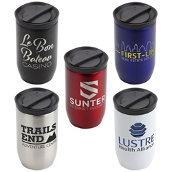Newcastle 12 oz Vacuum Insulated Stainless Steel Tumbler  Vacuum Sealed Tumbler, Vacuum Top Tumbler, Imprinted Vacuum Sealed Tumblers, Stainless Steel Vacuum Sealed Tumblers, Care Promotions, 