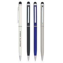 Newport Pen With Stylus Newport Pen With Stylus, Newport, Pen, Pens, Stylus, Metal, Twist, Action,Ballpoint, Imprinted, Personalized, Promotional, with name on it, giveaway, black ink  