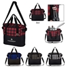Northwoods Cooler Bag Cooler Bag, Checkered Pattern Tote, Checkered Cooler,  Personalized, Promotional, with name on it, Gift Idea, Giveaway, novelty pen, promotional pen, fidget spinner pen