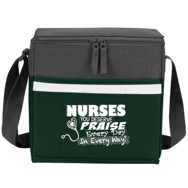 "Thank You CNA Heroes" Theme Two-Tone Accent 12-Pack Cooler   - NUR119