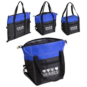 "Nurses: Your Care Warms The Hearts & Lives Of Others" Glacier Convertible Cooler Bag