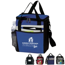 "Nursing Assistants: Were Better At What We Do & Its All Because of You!" Rocket 12 Pack Cooler    Nursing Assistants theme lunch bag, Nurses theme lunch bag, Nurses week Theme lunch bag, lunch cooler, Rocket, 12 Pack Cooler, Plus, Continental Marketing, Care Promotions, Lunch Bag, Insulated, Barrel, Travel, Employee, Nurses, Teachers, Volunteers, Healthcare, Staff Gifts