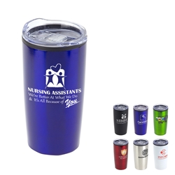 "Nursing Assistants: Were Better at What We Do & Its All Because Of You" 20 oz. Stainless Steel & Polypropylene Tumbler  Nursing Assistants, CNAs, NA, theme, 20 oz tumbler, Imprinted Tumblers, Stainless Steel Tumblers, Care Promotions, 