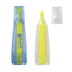 Oasis Bottle-Inspired Stubby Highlighter Oasis Bottle-Inspired Stubby Highlighter, Oasis, Imprinted, Personalized, Promotional, with name on it, giveaway, black ink, Bottle, Stubby, Highlighter, 