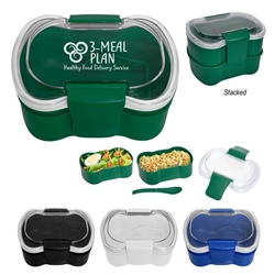 On-The-Go Convertible Lunch Set Lunch Dish, Lunch Plate, Lunch Set, Lunch Box, Imprinted, Personalized, Promotional, with name on it, Gift Idea, Giveaway, novelty pen, promotional pen, fidget spinner pen