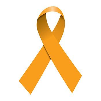 Orange Ribbon Temporary Tattoo | Multiple Sclerosis Awareness Giveaways | Care Promotions