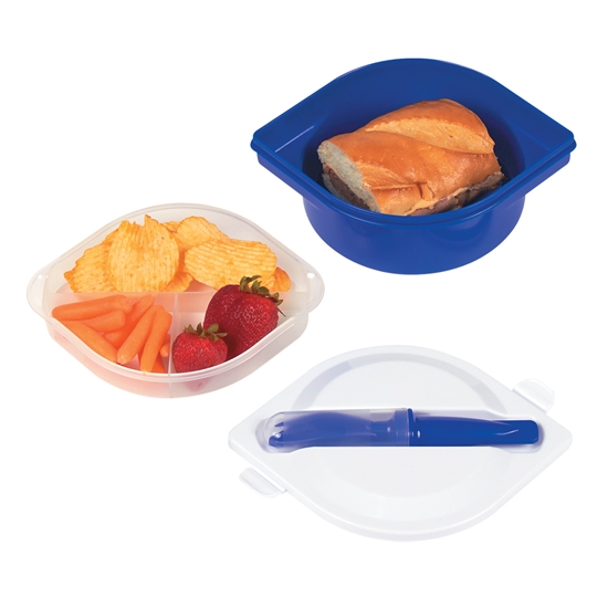 We Learn, We Love, We Laugh…Thank You (Or Welcome Back) Teachers & Staff! Multi-Compartment Food Container With Utensils   - TSA009