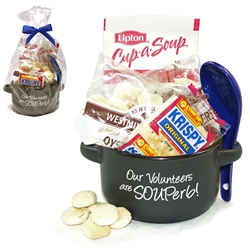 "Our Volunteers are SOUPerb!" Soup Mug Gift Set | Care Promotions