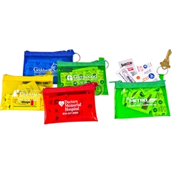 Outdoor Life First Aid Kit Outdoor Life First Aid Kit, Outdoor, Life, First Aid, Kit, Pouch, Purse, Zip, Imprinted, Personalized, Promotional, with name on it, giveaway