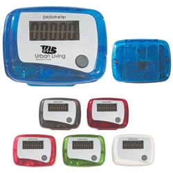 Pedometer Pedometer, Basic, Inexpensive, Translucent, Imprinted, Personalized, Promotional, with name on it, giveaway, 
