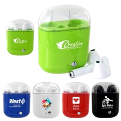 Periscope Custom Bluetooth Ear Buds | Care Promotions