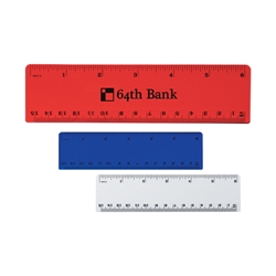 Plastic 6" Ruler Plastic 6" Ruler, Plastic, 6", Ruler, Imprinted, Personalized, Promotional, with name on it, giveaway, 